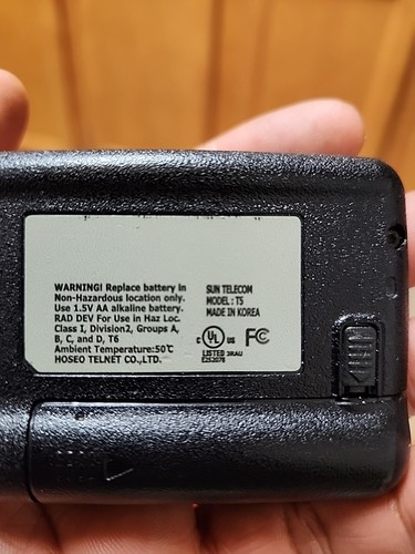 Sun Telecom T5 Spok Black Alphanumeric Encrypted Pager - Afbeelding 4 van 11