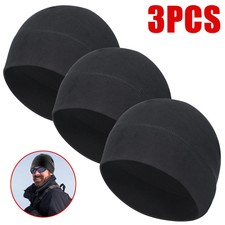 3Pack Military Tactical Skull Cap Winter Warmer Fleece Windproof Ski Beanie Hats