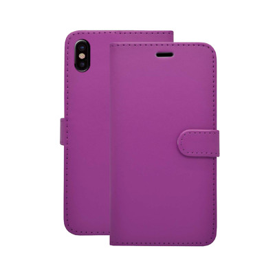 Für Apple iPhone XS Max Hülle Wallet Flip PU Leder Ständer Kartenhalter Cover