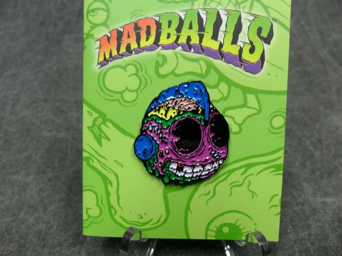 Kidrobot Madballs NEW Bot Head Blind Box Enamel Pin 2/20 Collector Metal