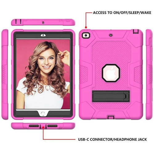Heavy Duty Tough Hard Case Cover For iPad 5/6/7/8/9th Gen Mini Air Pro 11" 12.9" - Picture 32 of 70