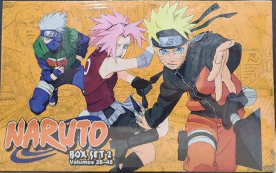 Naruto Manga Box Set 2 Brand new factory sealed from viz media Volumes 28-48 