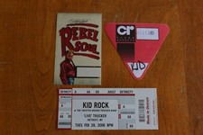 Kid Rock  - Lot # 2 Backstage Pass - 2 Passes + 1 Ticket - FREE SHIPPING