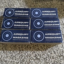 Lot of 6 Airequipt Automatic Slide Magazine - Each Hold 36 2" x 2" Slides