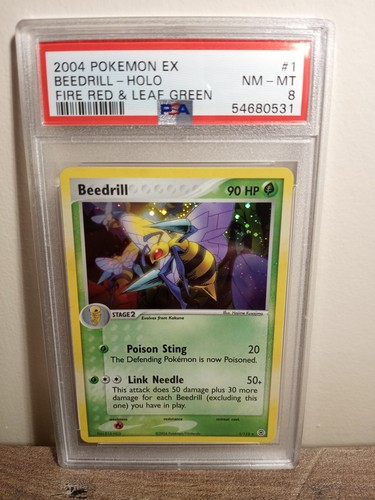 Beedrill graded PSA 8 for sale on eBay