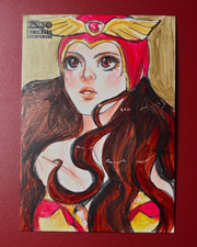 2024 Typhoon Productions Comicbook Super Powers Wonder Woman Sketch 1/1 Auto