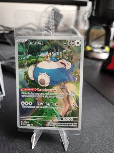 Pokemon Scarlet Violet 151 Snorlax 051 Promo Card SEALED