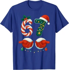 Christmas 6 7 Meme Pajamas Holiday Gen Alpha Slang Unisex T-Shirt
