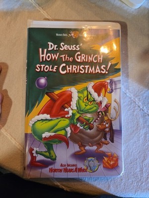 Dr. Seuss' How the Grinch Stole Christmas VHS Clamshell 1999 Warner Bros Horton