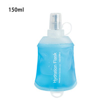 Folding Water Bottle Collapsible Soft Flask TPU For Cycling 500ML 150ML Durable