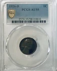 1926 D Lincoln Cent PCGS AU55