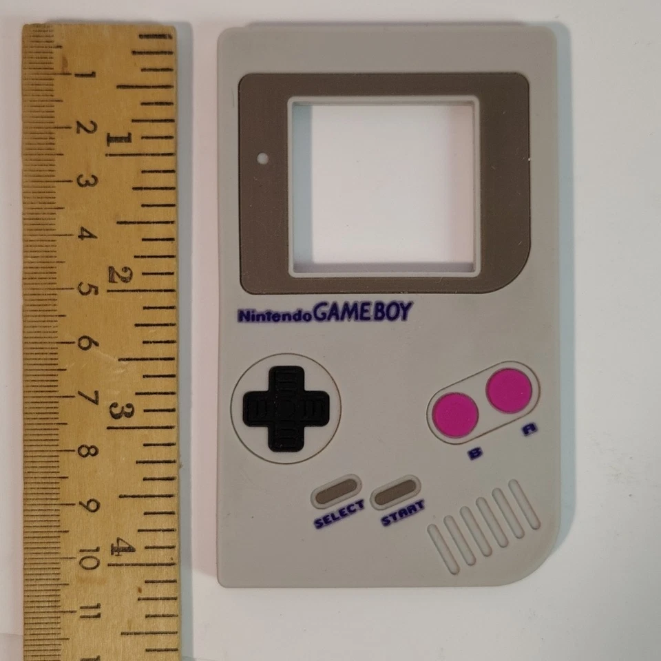 Mordedor de bebé Nintendo GameBoy gris silicona edades 3+ mos chupete calma a los vagabundos Foto 4 de 4