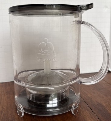 Teavana Perfectea Perfect Tea Maker Black 16oz Loose Leaf Brew Steep