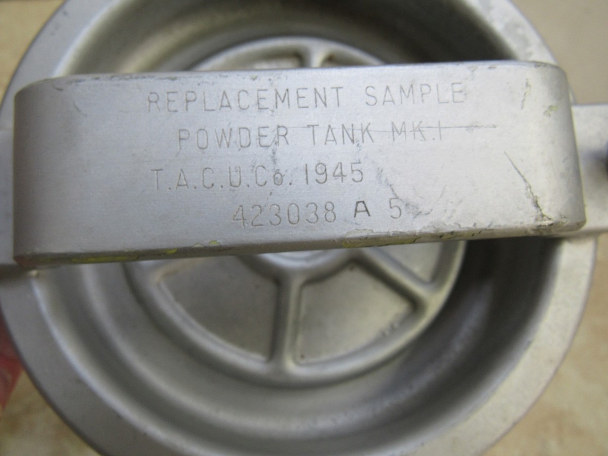 WW2 US Navy Powder Can 1945 Dated USN Airtight Aluminum | eBay