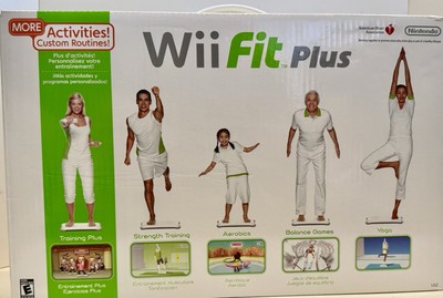 Nintendo Wii Fit Plus Factory Sealed (Includes Disc + Balance Board)