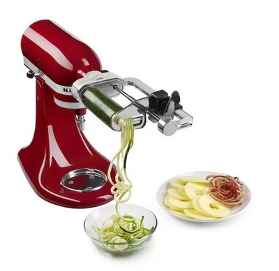 KitchenAid Spiralizer Plus 7-Blade Tool with Peel, Core, and Slice Features