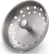 2 PCS Kitchen Sink Drain Strainer Replacement for 3-1/2 Inch Standard Drain, Bas