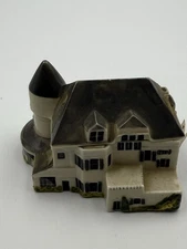 Vintage Porcelain Miniature “The Vice President’s House, Washington DC” Signed