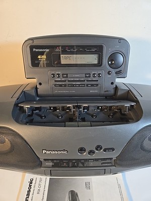 Panasonic RX-DT707 Cobra Top Boombox Ghetto Blaster Stereo Vintage