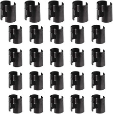 Wire Shelf Clips for 3/4" Post, 25 Pairs 50 Pieces Wire Shelving Shelf Lock Clip