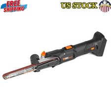 Cordless Variable Speed Sander Auto-Tracking System Tool-Free Belt Change New