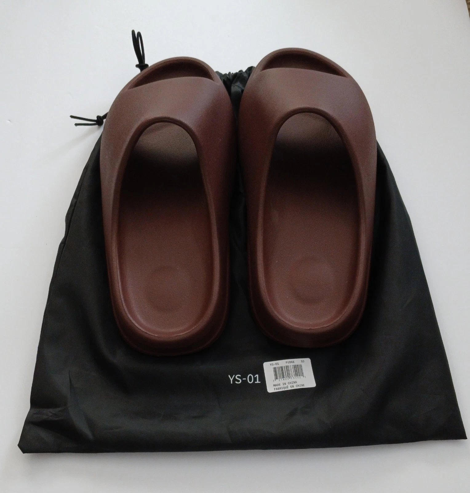 Yeezy Slides YS-01 Brown Fudge Size 10 New with Bag