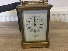 Vintage carriage clock by Thomas Lancaster whipp  for restoration not working..