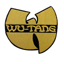 Wu-Tang Clan Patch, Wu-Tang Clan Iron On Embroidery Patch, Wu-Tang Clan Logo