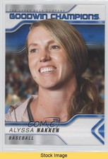 2023 Upper Deck Goodwin Champions Royal Blue Alyssa Nakken #61 READ w1s