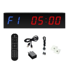 LED Digital Gym Timer Countdown Wireless Remote Control Timer For Exercise OJGT