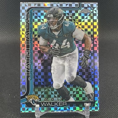 Travon Walker 2025 Topps Chrome X-Fractor #141