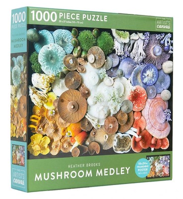 Mushroom Medley 1000 Piece Jigsaw Puzzle Insights New