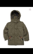 Tahari Twill Jacket Size 4 Kids parka style
