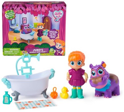 Vida the Vet Bubble Bath Toy Set with Color Changing Juno Figures and Accesso...