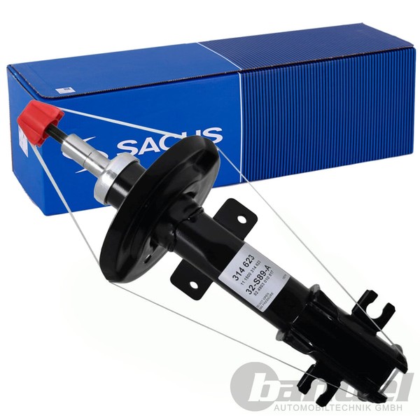 Sachs Gasdruck StoßDÄMpfer Vorderachse Passend FüR Fiat Bravo Lancia Delta-image