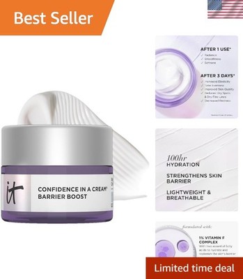 Barrier Boost Daily Face Moisturizer - Clinically Proven Smooth Skin, 0.5 Fl Oz