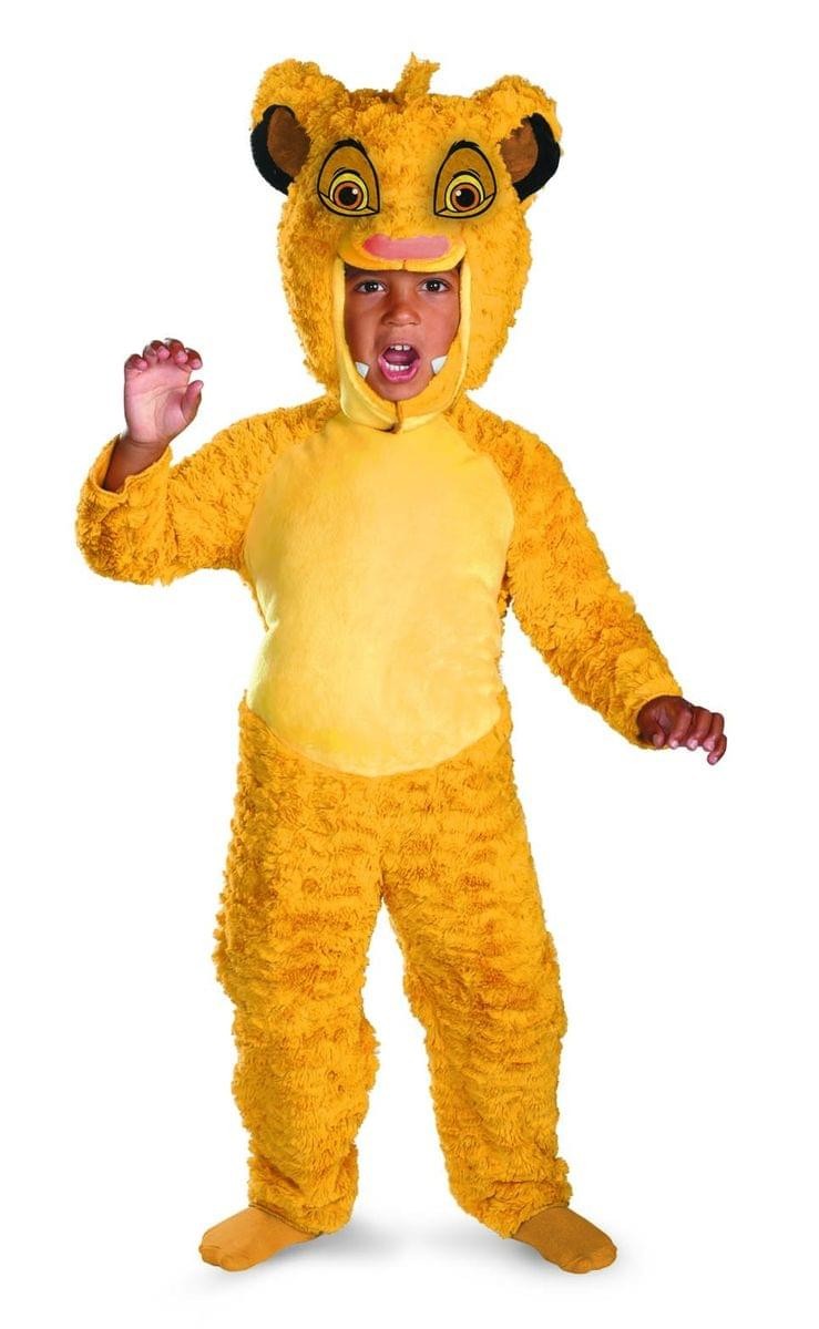 Disfraz De Peluche Deluxe Simba El Rey León Para Niño 2T