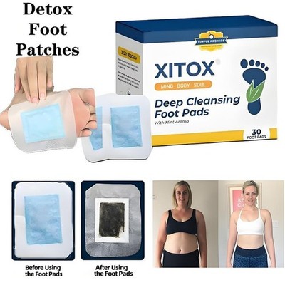 1/2/3*  Foot  Patches Pads Toxins Deep Cleansing Herbal Organic Pad 2025