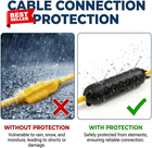 4 Pack Outdoor Extension Cord Plug Cover Waterproof Weatherproof ...