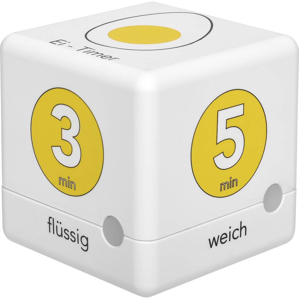 Minuteur de cuisine numérique TFA Dostmann Cube avec faces préprogrammées et alarme sonore