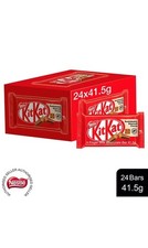Kit Kat 4 Finger Milk Chocolate Bars 41.5g (Pack of 24) | Bulk Buy