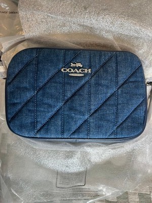 NWT Coach quilted denim Jamie camera bag