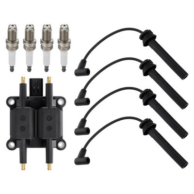 ZÜNDSPULE + KABELSATZ + ZÜNDKERZEN für Mini One Cooper S R50 R53 Cabriolet R52