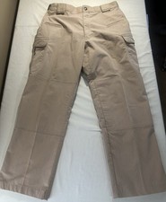 511 TACTICAL Men  s Cargo Pants 38x32 Tan Ripstop RN 109614 Nice 