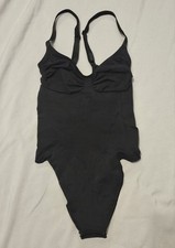 SKIMS Seamless Sculpt Thong Bodysuit Shapewear Onyx size Small NWOT