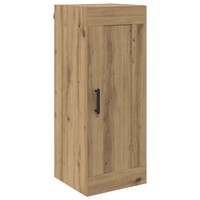 Schmaler Wandschrank Artisan Eiche 34,5X34X90 Cm Holzwerkstoff
