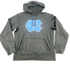 Nike North Carolina Tar Heels Therma-FIT Hoodie Mens XL Grey UNC Pullover