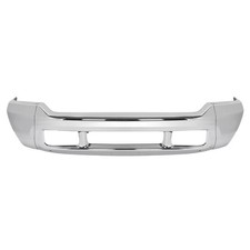 Chrome Steel Front Bumper For 2000-2004 F-250 F-350 Super Duty Wo Senser Hole