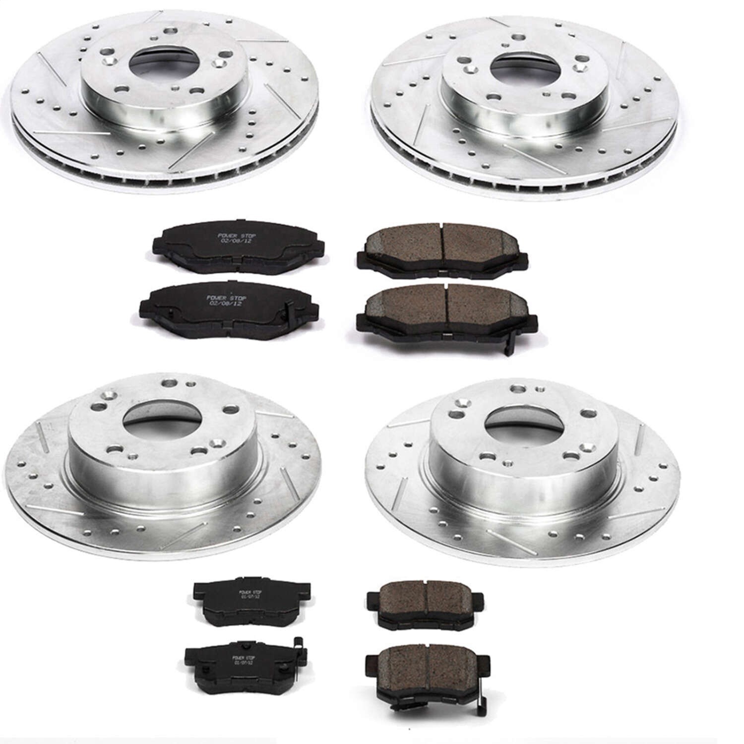 PowerStop K1047 Disc Brake Kit For 03-07 Honda Accord