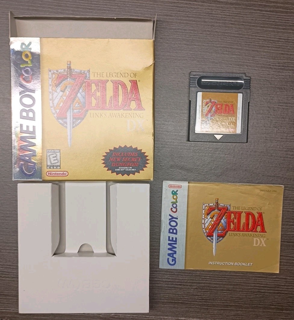 Legend of Zelda: Link's Awakening DX (Game Boy Color) Complete,Tested, Authentic